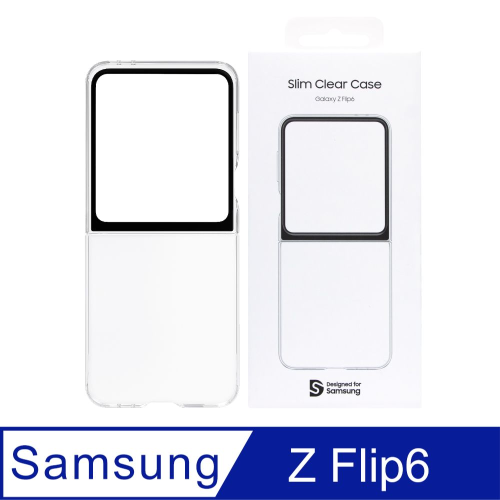 Samsung 三星 Galaxy Z Flip6 原廠透明保護殼 (GP-FFF741)