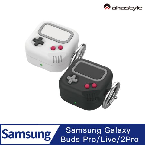 AHAStyle Samsung Galaxy Buds2 & 2 Pro & Live & Pro & FE 遊戲機造型防摔矽膠保護套