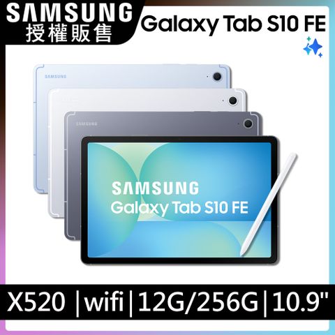 Samsung Galaxy Tab S10FE WiFi SM-X520 10.9吋平板電腦 (12G/256GB)