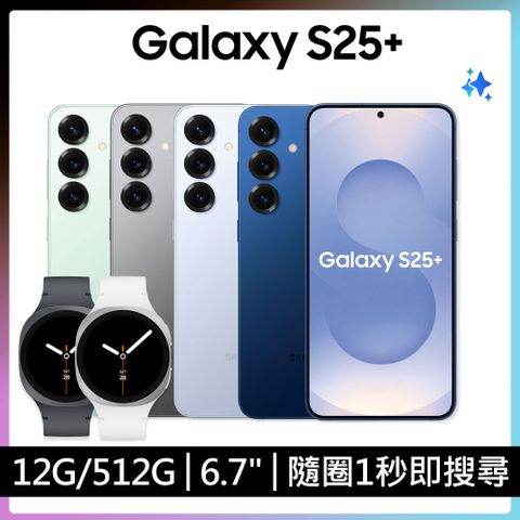Samsung Galaxy S25+ (12G/512G) Watch8超值組