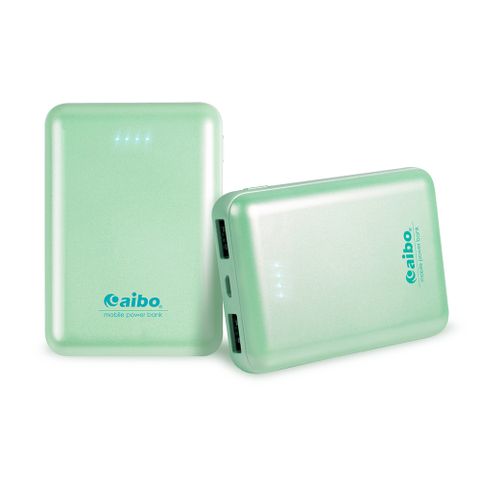 aibo 緻巧美學 12000 Plus 輕巧隨身行動電源-嫩綠色