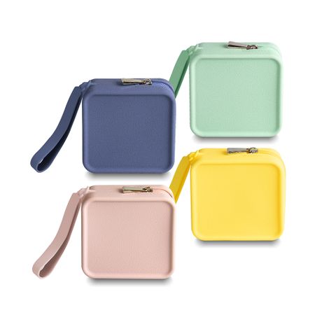 方型行動電源適用 時尚萬用矽膠收納包