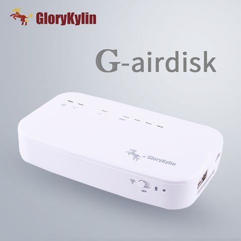 G-Airdisk 32G無線多功能儲存機 行動硬碟 行動電源 可讀卡/無線存儲分享