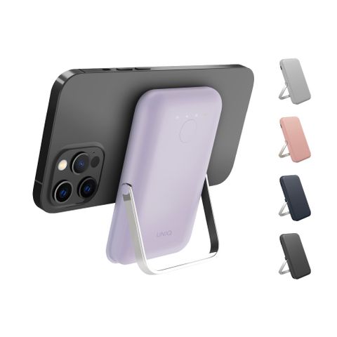 UNIQ Hoveo 5000mAh 20W支架款磁吸行動電源 支援磁吸充電