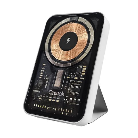 【amuok】(5000mAh)Magsafe 工業風磁吸行動電源