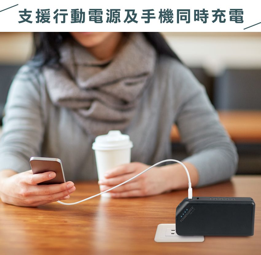 INTOPIC 廣鼎   PD&QC 18W快充旅充式10000mAh行動電源(PW-C112)