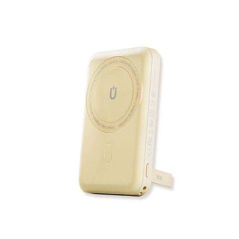 WIWU CUBE磁吸無線充行動電源10000MAH-燕麥奶