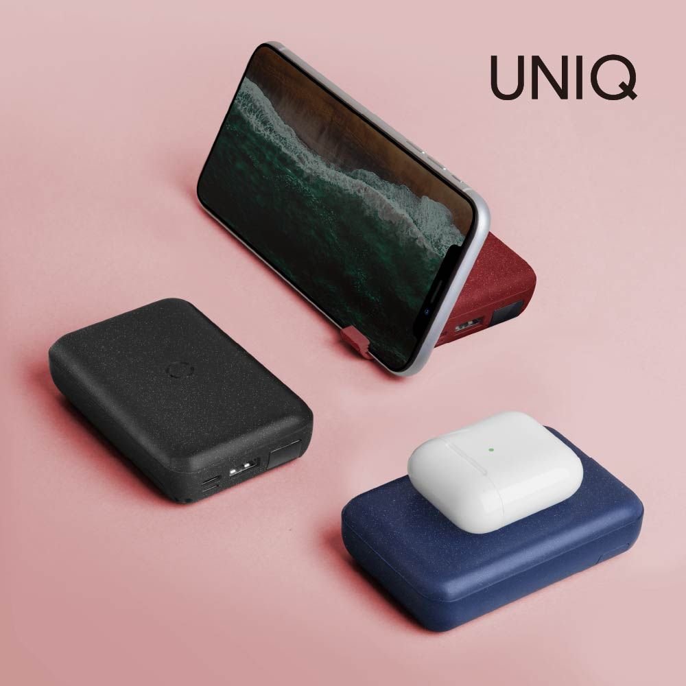 UNIQ  HYDE AIR 10000mAh 無線快充帶支架行動電源