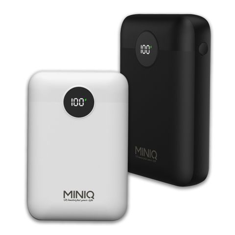MINIQ 俐落質感 10000 20W數顯急速快充行動電源 PD+QC3.0 台灣製造