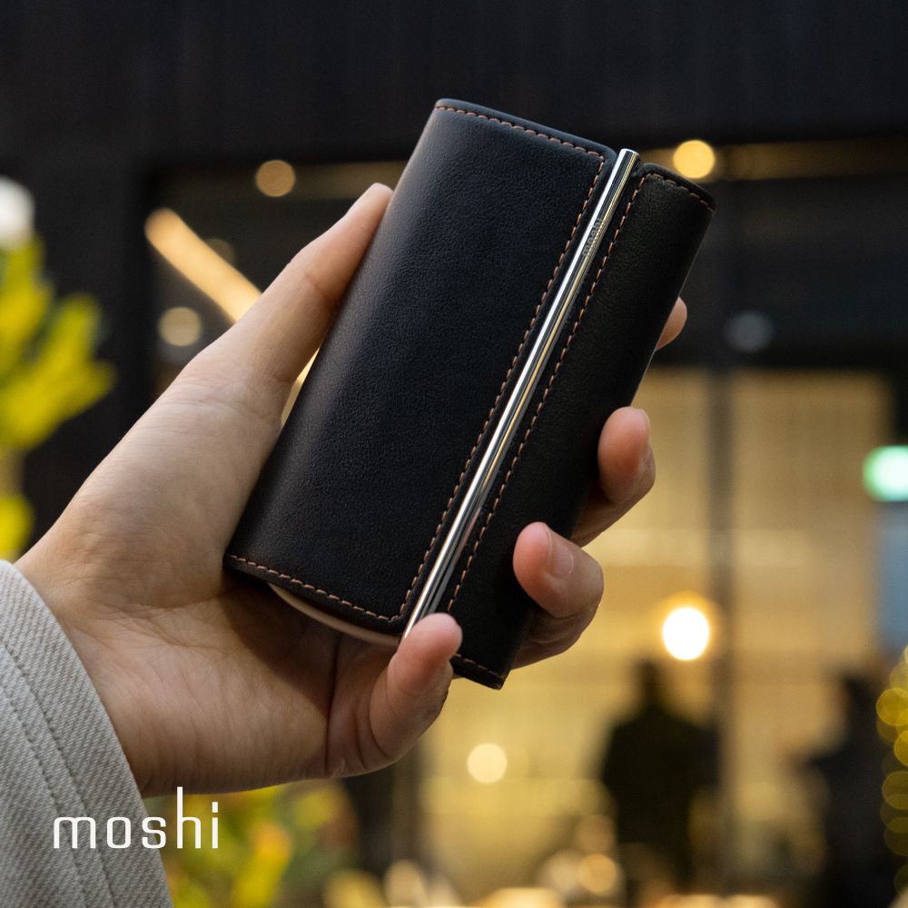 Moshi 摩仕 IonGo 10K Duo 雙向充電帶線行動電源 (USB-C 及 Lightning 雙充電線)