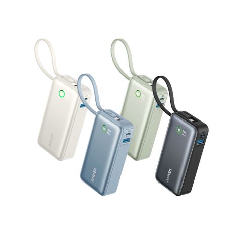 ANKER Nano Power Bank(30W,Built-In USB-C Cable)行動電源 A1259