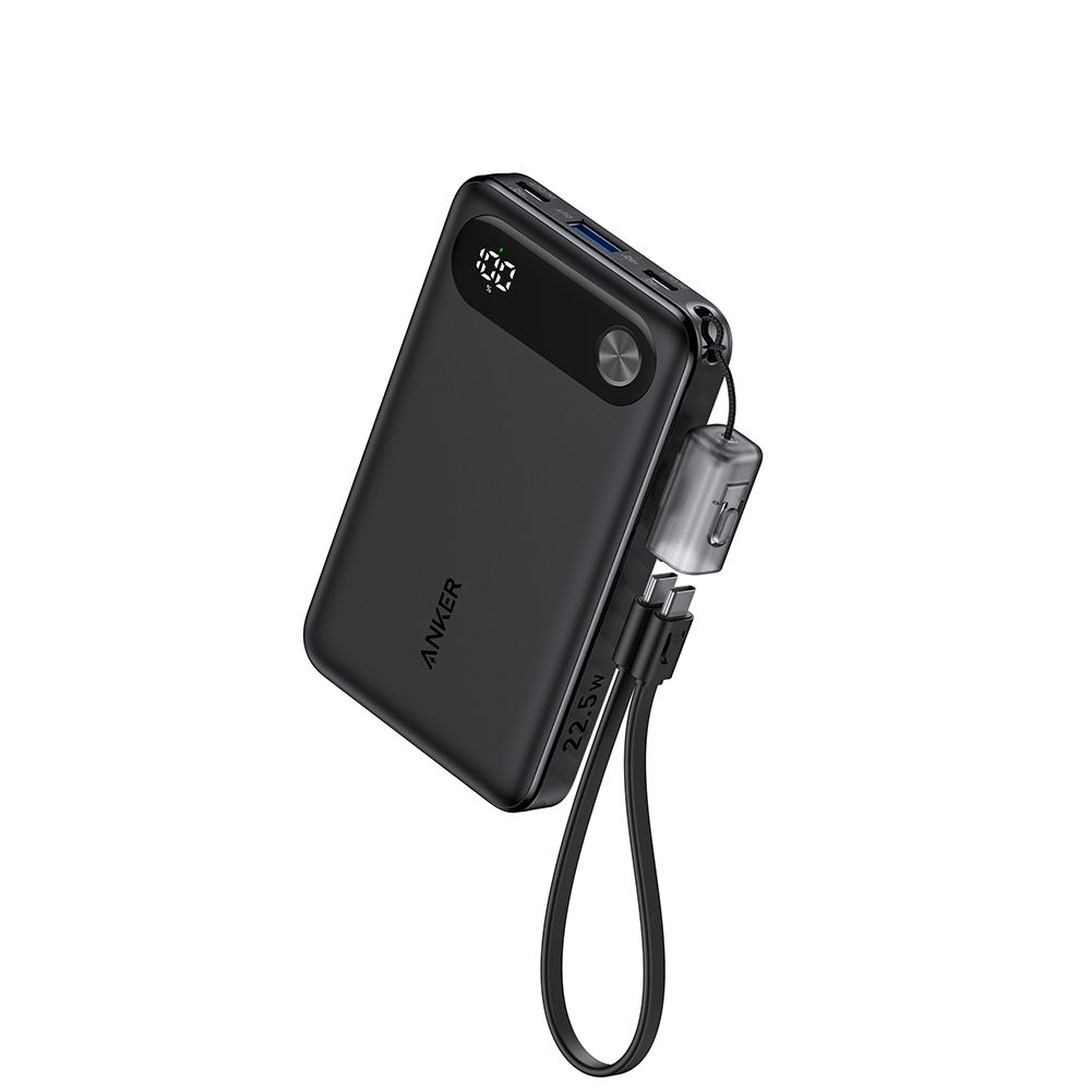 ANKER A1257 10000mAh 22.5W 自帶線快充行動電源