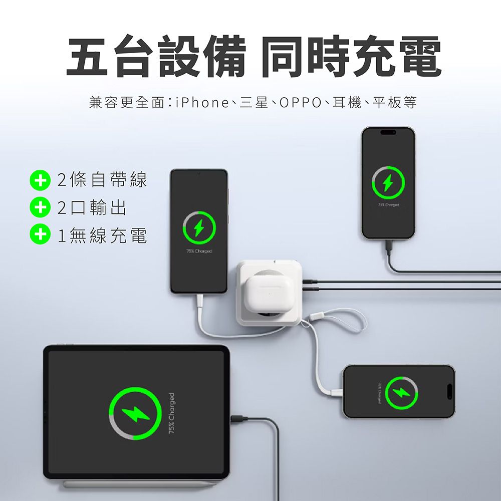  幻界PD20w極磁多功能行動電源/10000mAh