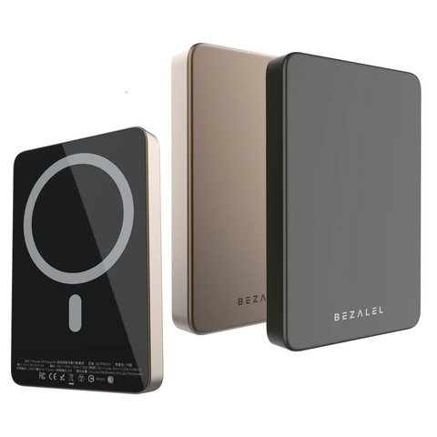 Bezalel 倍加能 Prelude SR MagSafe 磁吸無線Qi2超薄行動電源10000mAh