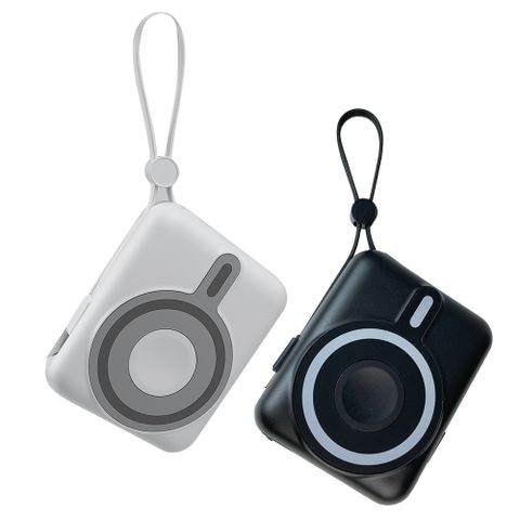 【MCK】3合1磁吸無線充自帶線行動電源10000mah