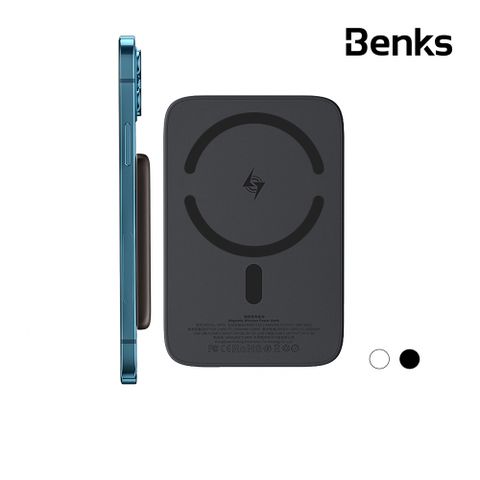 Benks 磁吸極薄背夾行動電源 5000mah 磁吸行動電源 MP01 無線充電