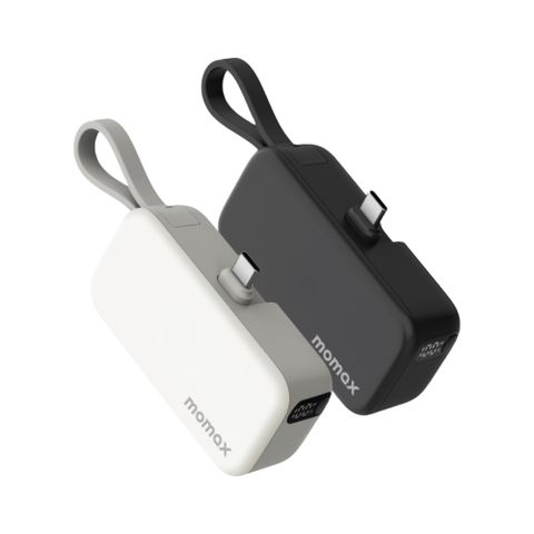 Momax 摩米士 1-Power Mini 5000mAh 迷你帶線行動電源