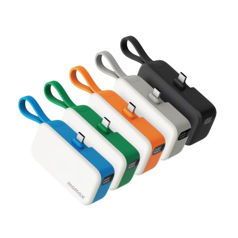 Momax 摩米士 1-Power Mini 5000mAh 迷你帶線行動電源