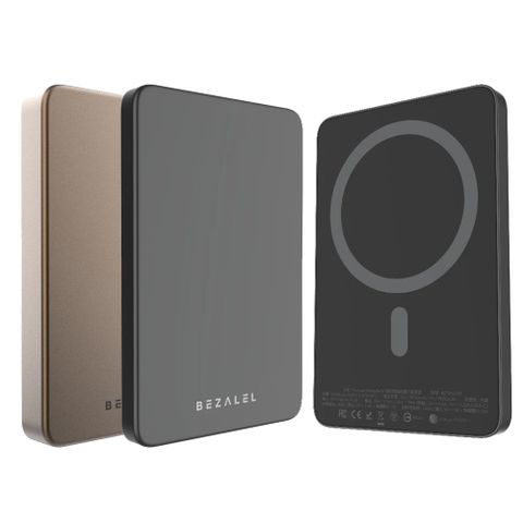 BEZALEL倍加能 Prelude S行動電源 5,000mAh MagSafe磁吸無線充電
