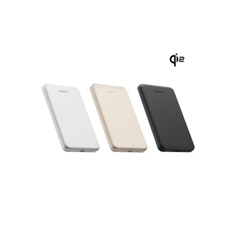 AUKEY Magfuszion M5000  5000mAh Qi2磁吸超薄行動電源(MS07)