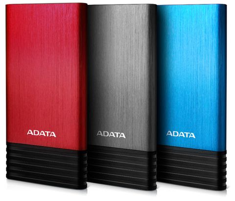 ADATA 隨身電源 X7000 鋁製薄型 紅色