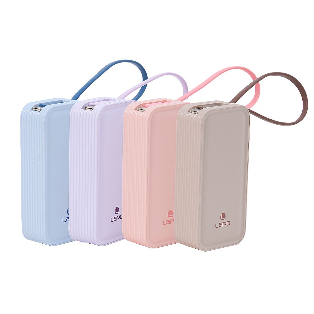 LAPO  20W雙向快充二合一充電器 5000mAh(18Wh)行動電源 WT-06