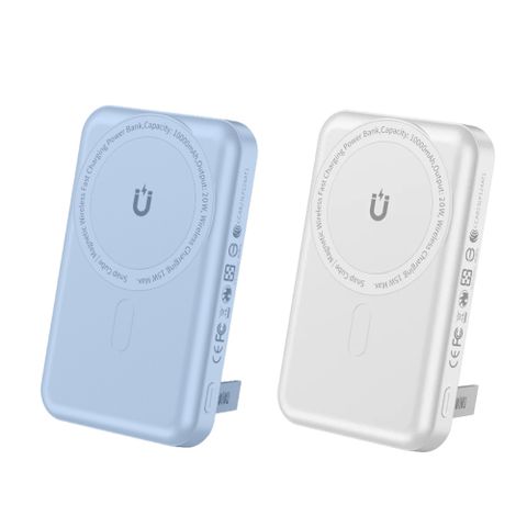附收納袋【WiWU】Cube二代 10000mAh MagSafe磁吸無線充行動電源 (無線充電/不擋鏡頭/精準對位)