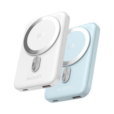 【AWSON】日本歐森5000mAh薄型磁吸充電/磁吸行動電源(AWP-5712)MagSafe/快充20W