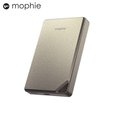 mophie essentials Snap+ Powerstat 10K 金屬磁吸行動電源 香檳金