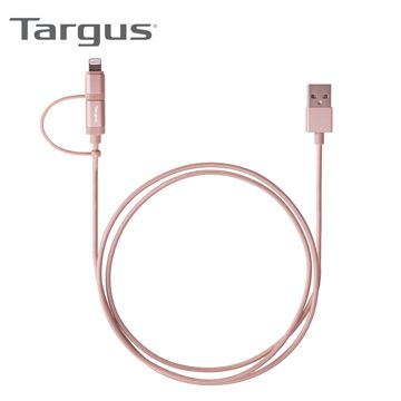 Targus 鋁製編織系列 Lightning & Android 2in1 充電傳輸線