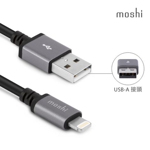 Moshi Lightning to USB-A 傳輸充電線 (3M) iPhone 15