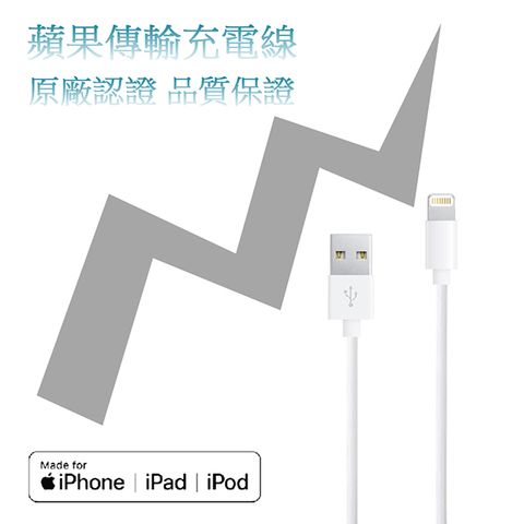 SONGWIN 尚之宇 iPhone Lightning 8Pin MFI蘋果認證 傳輸充電線1.2M (二入)