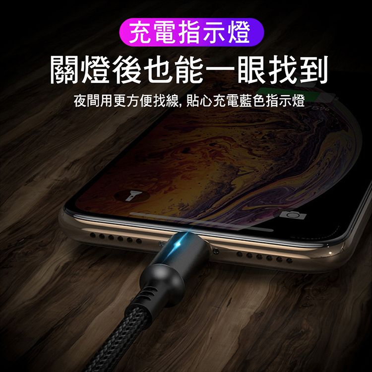 CITY STAR iPhone智能快充保護手機不發熱充電線2色(2m)