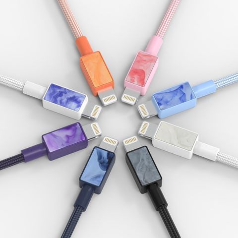 【iFory】 USB-A to Lightning蘋果MFi認證 雙層編織充電傳輸線-1.8M