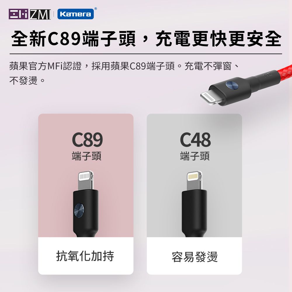 ZMI  充電傳輸編織線 (AL805)