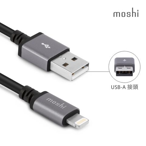 Moshi 摩仕 Lightning to USB-A 充電傳輸線 (3.0 m)