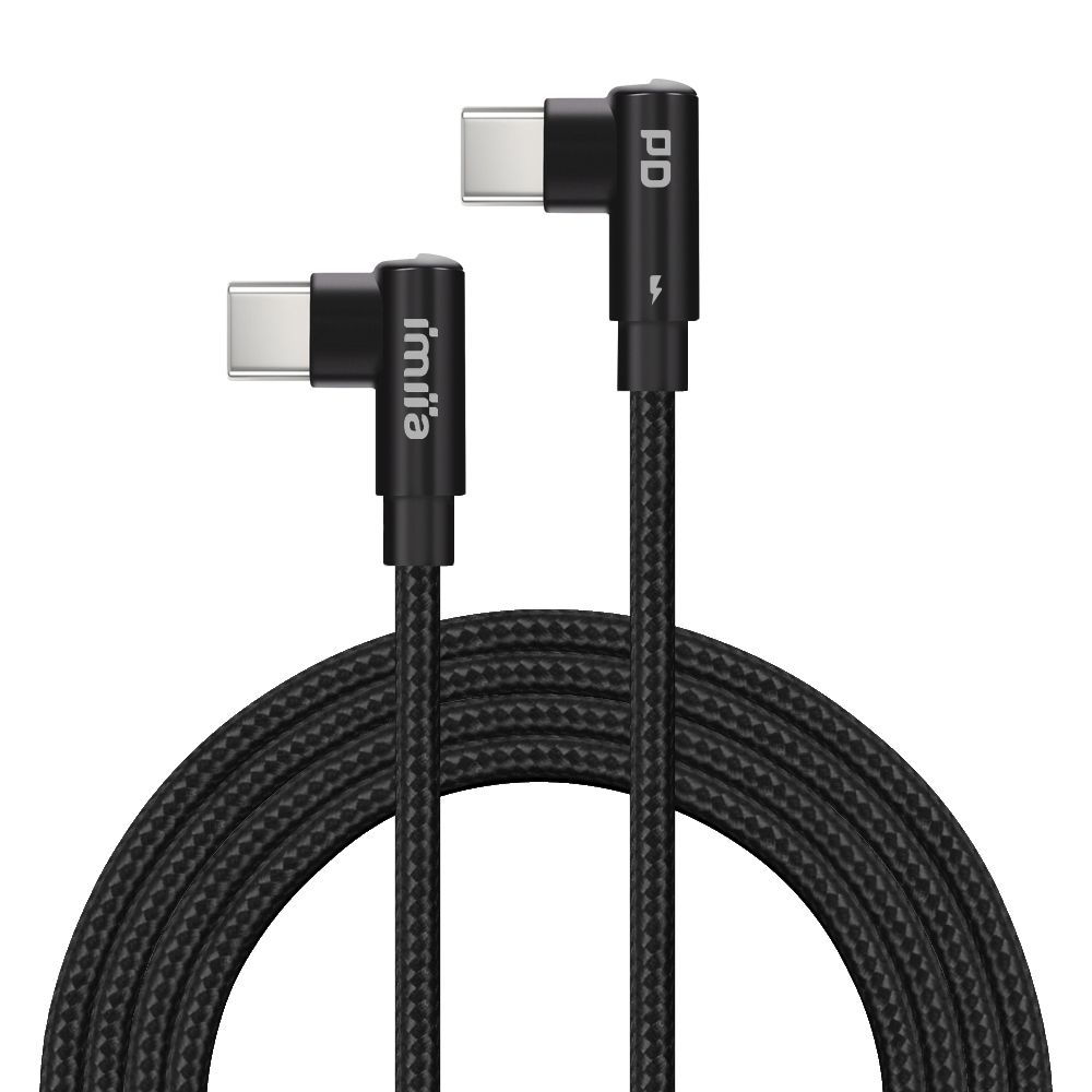 imiia type-c轉type-c彎頭數據線