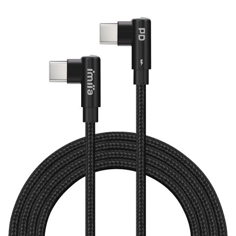 imiia type-c轉type-c彎頭數據線