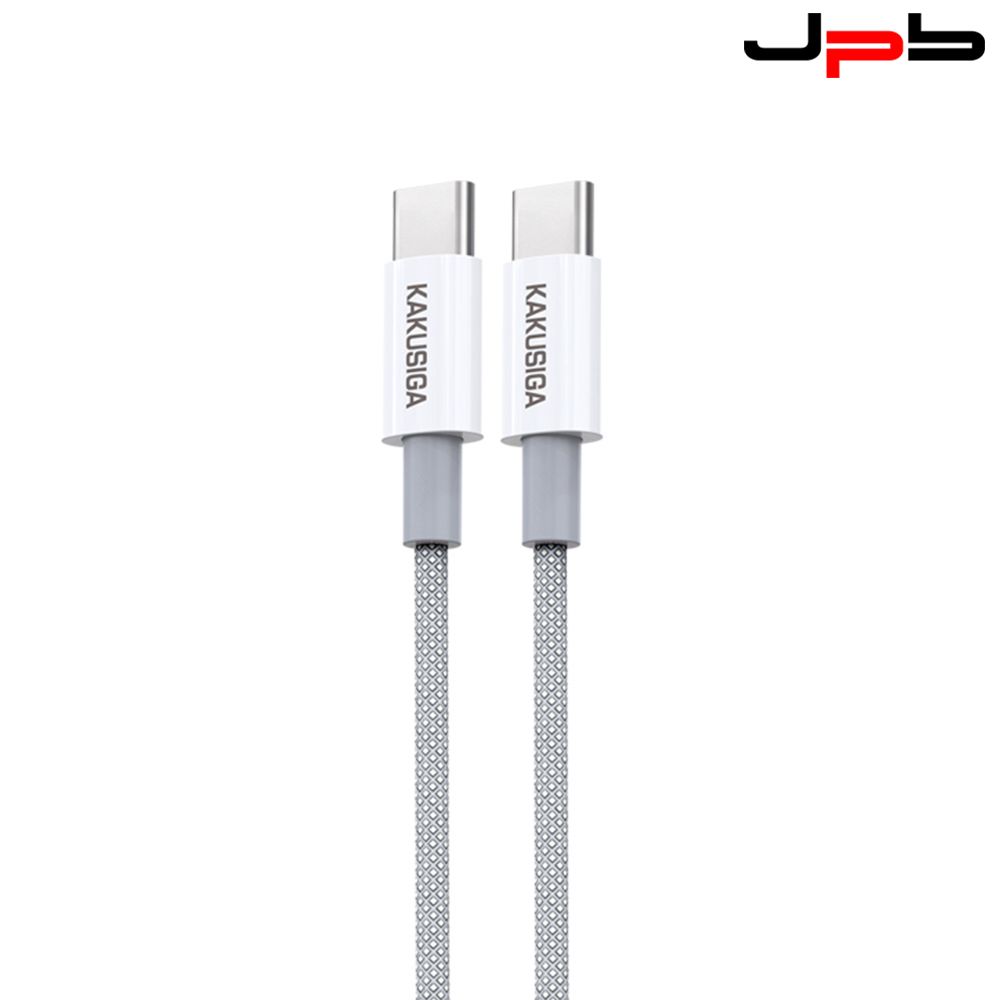  [ JPB ] Type-C to Type-C 60W 充電數據線 1m KSC-723 - 灰色