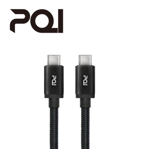 PQI qCable C100 USB-C to C 100公分編織快充線
