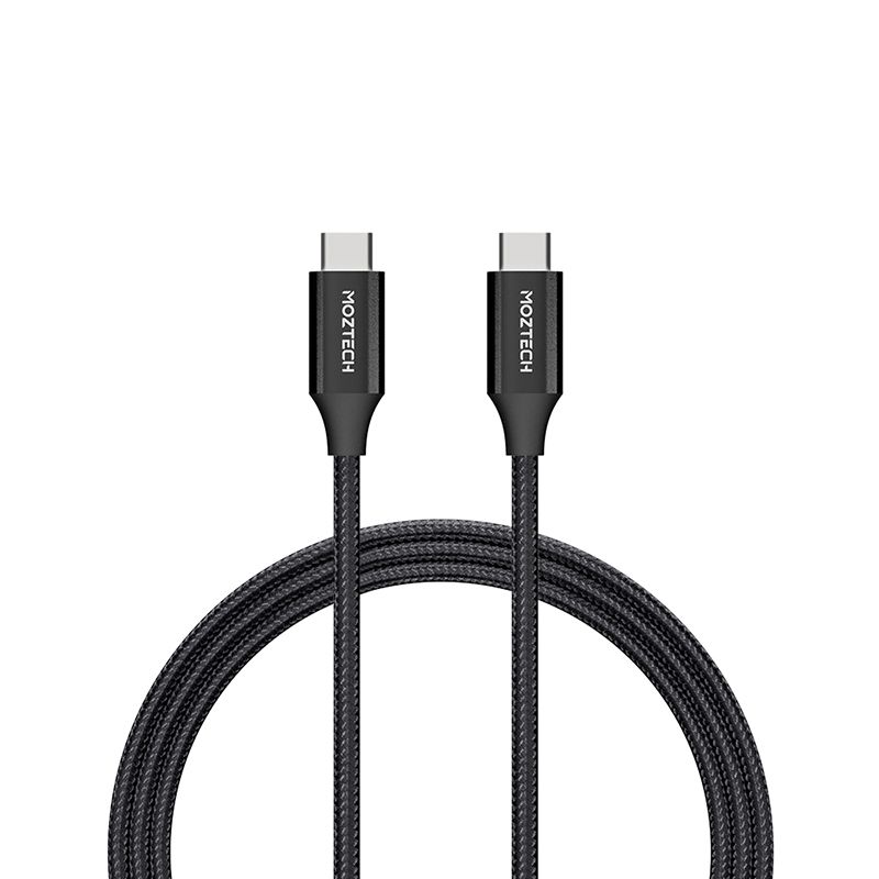 MOZTECH 墨子 USB-C to USB-C 100W 編織傳輸充電線