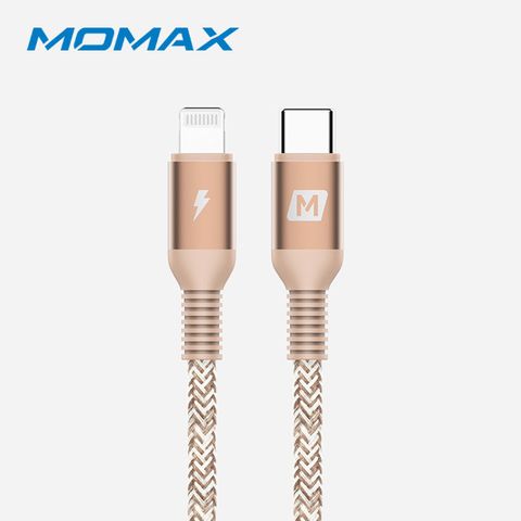 MOMAX Elite Link Lightning to Type-C 傳輸線DL31 (1.2m)-金