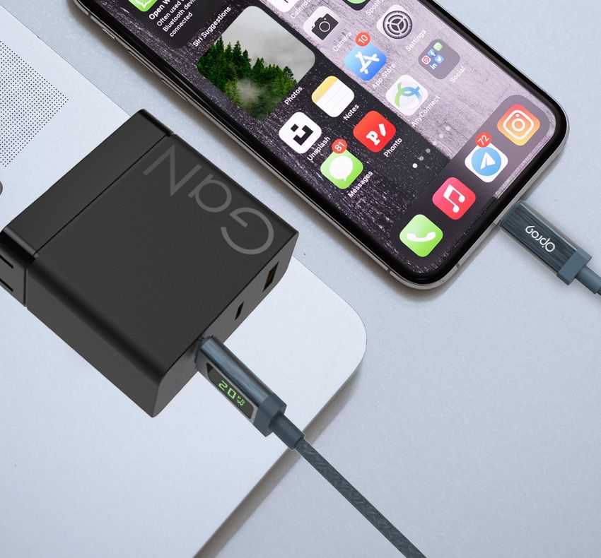 Opro9 領先通過Apple MFi認證  Lightning功率顯示充電線