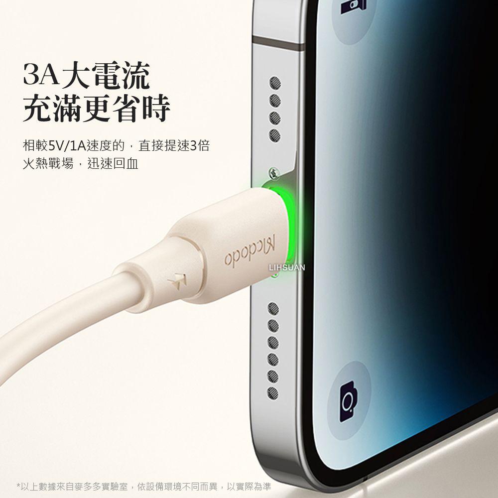 Mcdodo 麥多多 Type-C TO Lightning PD充電線傳輸線快充線 液態矽膠 親膚 1.2M  黑色