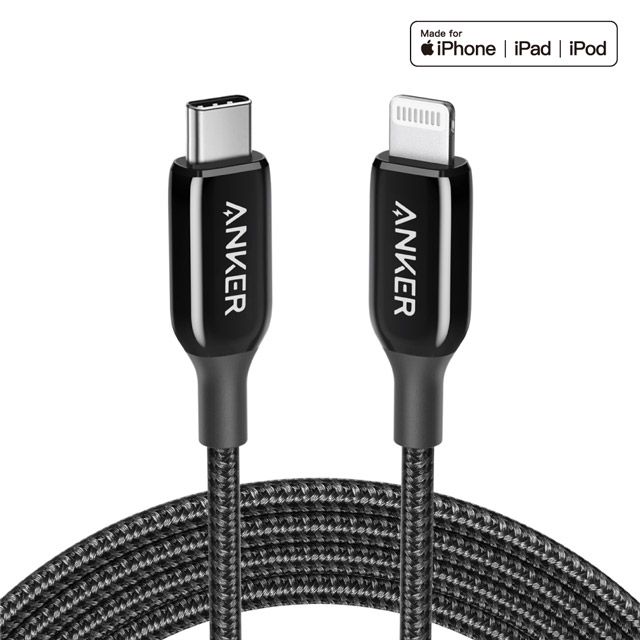 ANKER  A8843 PowerLine+III USB-C to Lightning 編織線1.8M |原廠公司貨