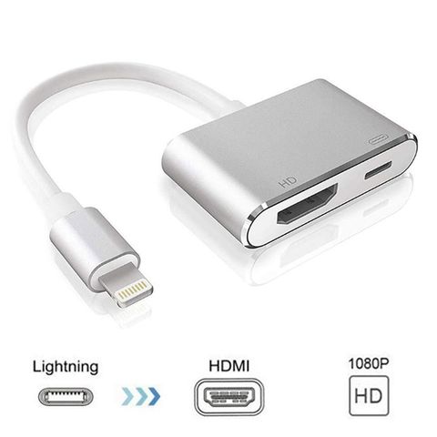 ◤ 支援最新iPhone、iOS12.2及更新最新系統◢ apple lightning接頭輸入轉HDMI 轉接線加充電二合一 手機轉高清HDMI轉接線 Lightning Digital AV Adapter iphone ipad 數位影音轉接器
