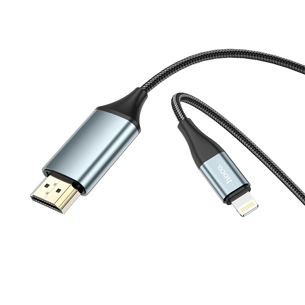 HOCO 浩酷 Lightning to HDMI 影音傳輸線-2米 For iPhone iPad(蘋果螢幕分享器)