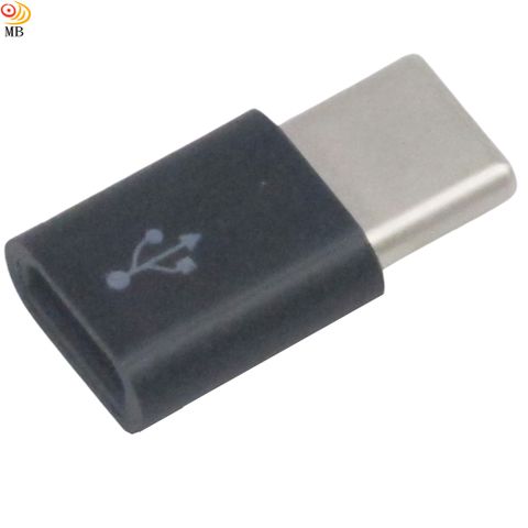 月陽金屬母座Micro USB轉Type-C轉接頭(USBMC1)