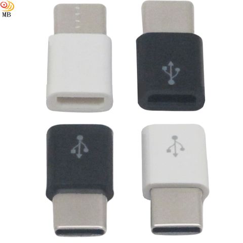 全新特價月陽超值4入金屬母座Micro USB轉Type-C轉接頭(USBMC1X4)