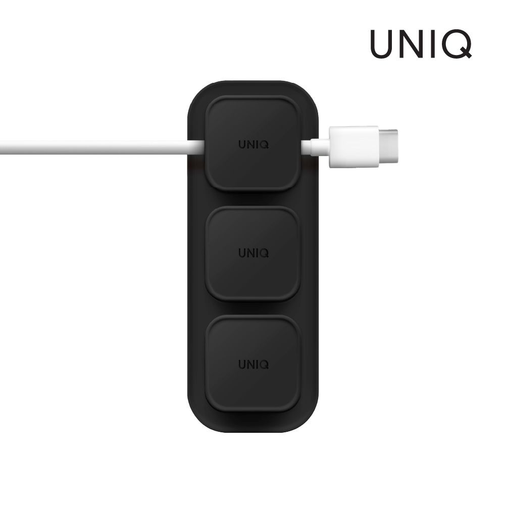 UNIQ  Pod 充電線固定磁吸收納器 深灰色